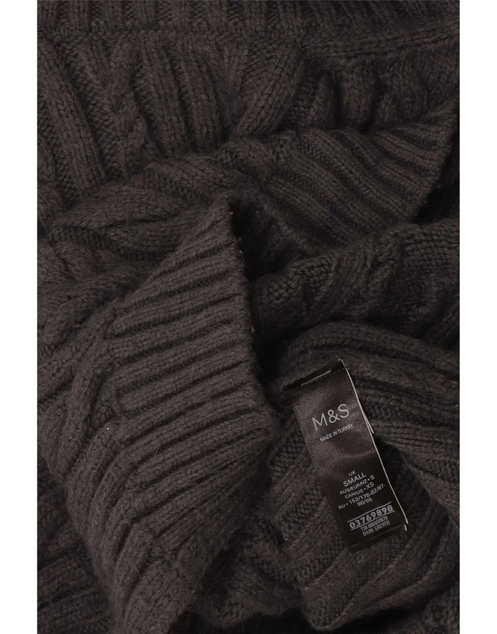 Marks & Spencer ženski veliki prsluk bez rukava UK 10 mali sivi akril