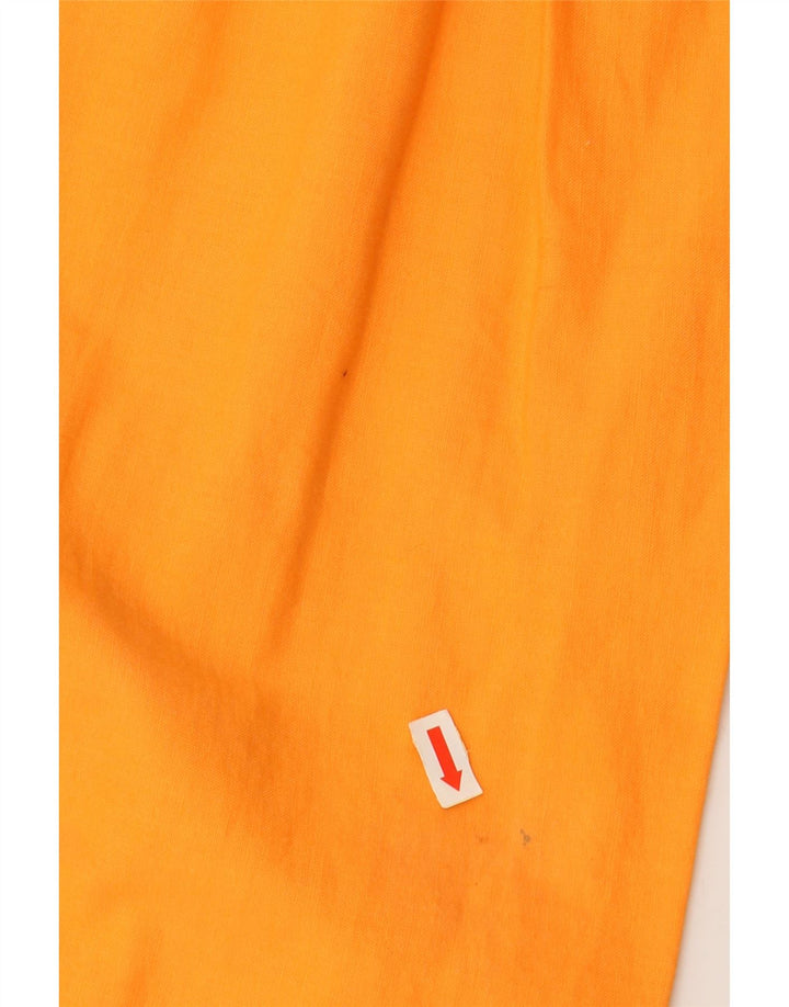 VINTAGE suknja A-kroja za djevojčice 12-13 godina W30, narančasti pamuk