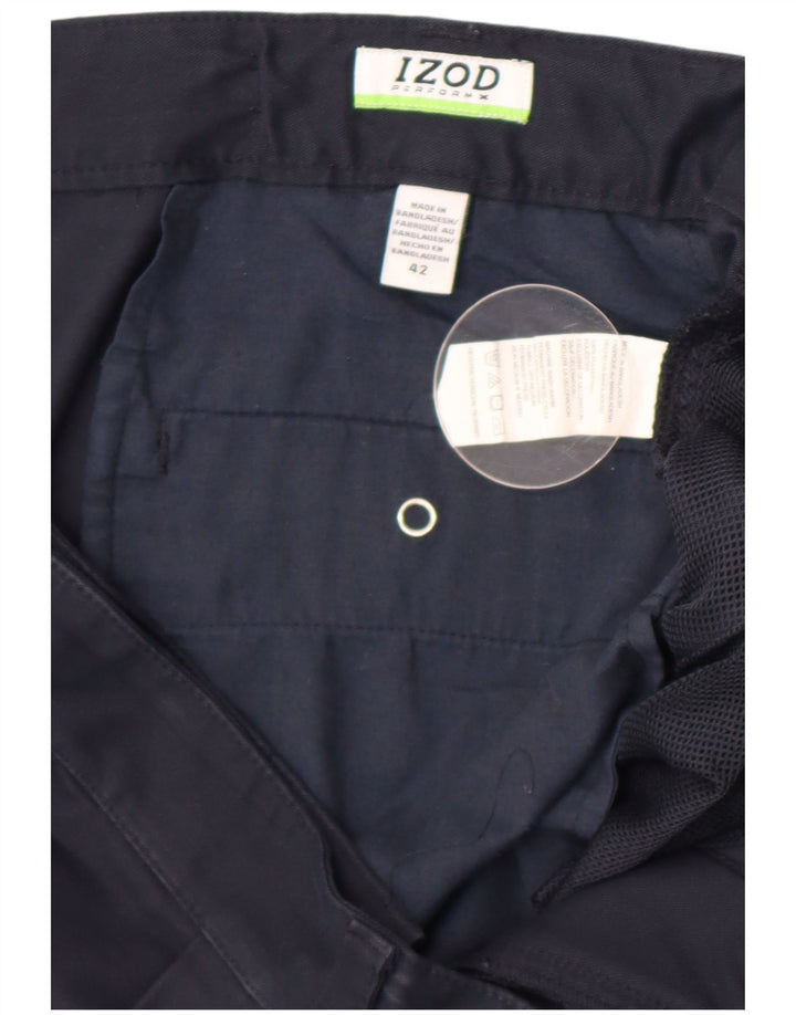 Izod muške chino kratke hlače W42 2XL tamnoplavi poliester