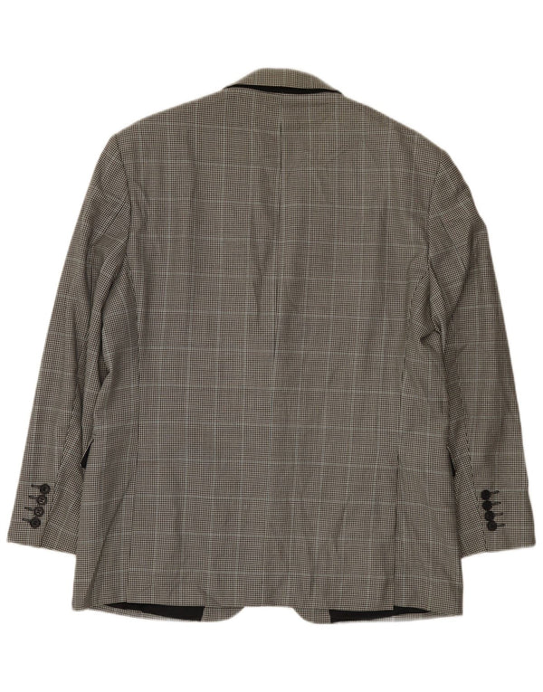 Marks & Spencer muška jakna sa 2 gumba UK 42 velika crna houndstooth