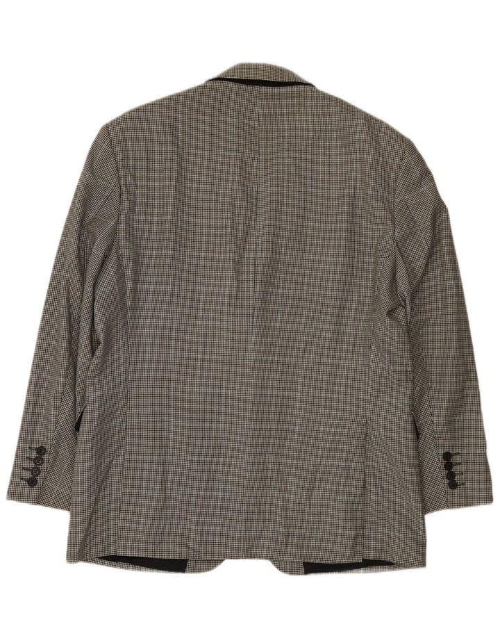 Marks & Spencer muška jakna sa 2 gumba UK 42 velika crna houndstooth