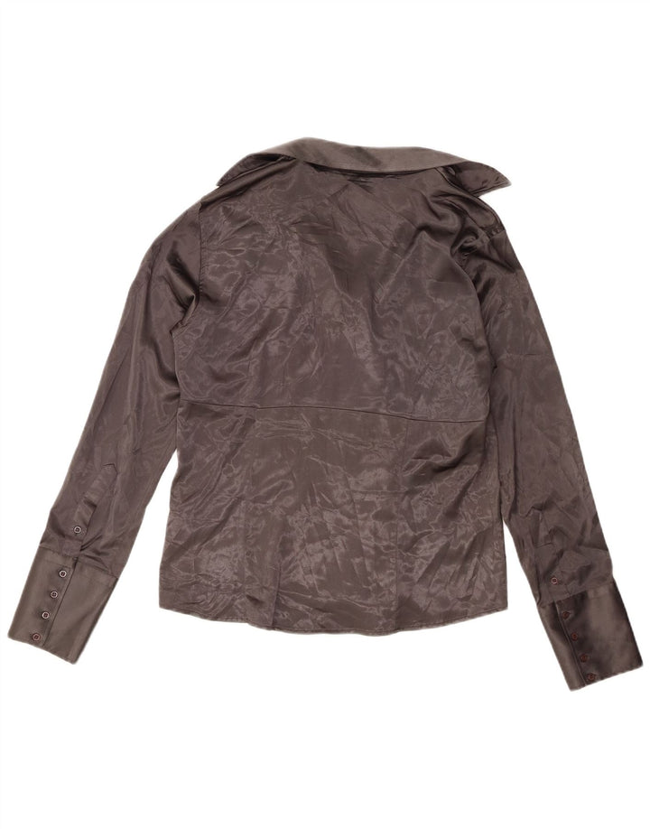 Zara ženski pulover košulja bluza UK 18 XL sivi poliester