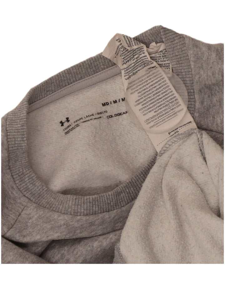 UNDER ARMOUR Muška majica Cold Gear, srednje sivi flekasti pamuk
