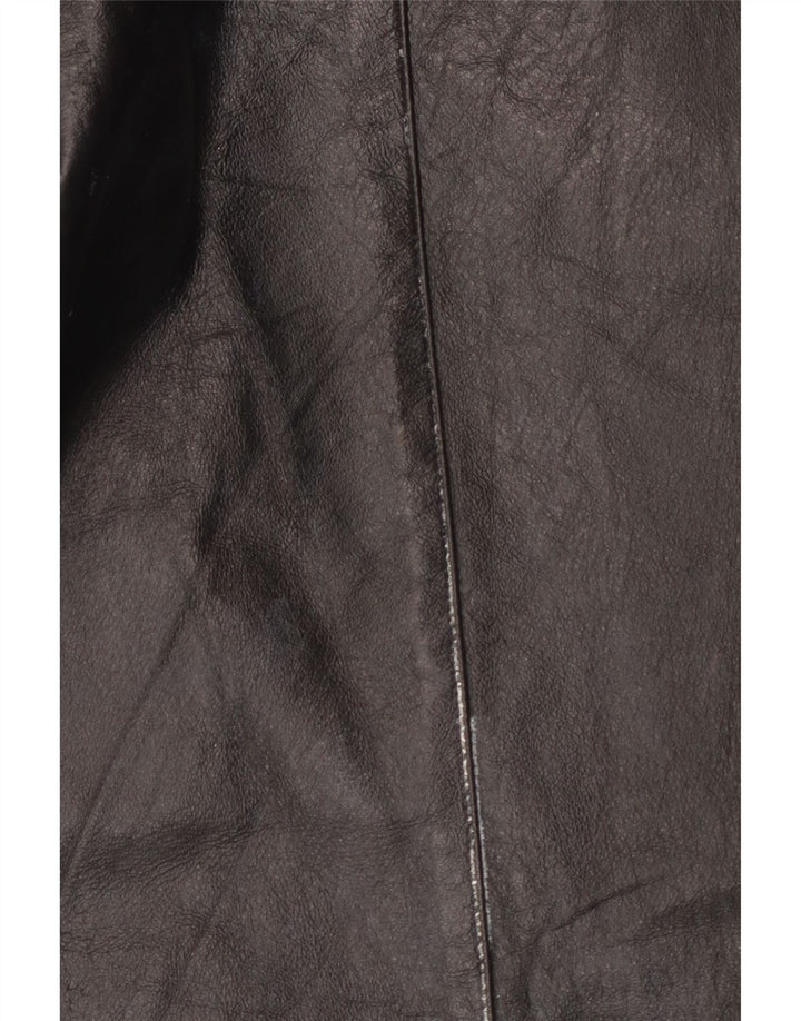 Vintage ženski kožni kaput IT 50 XL crna koža