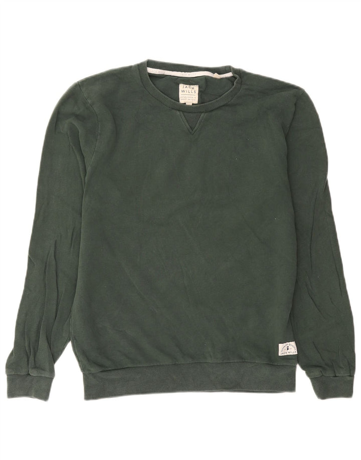 Jack Wills muška majica s kratkim rukavima Mali zeleni pamuk
