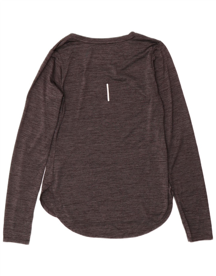 REEBOK Ženska majica dugih rukava UK 10 mali sivi flekasti poliester