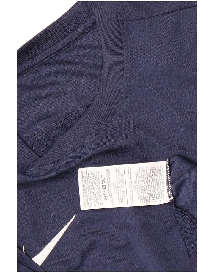 Nike Dri Fit majica kratkih rukava Srednje tamnoplavi poliester