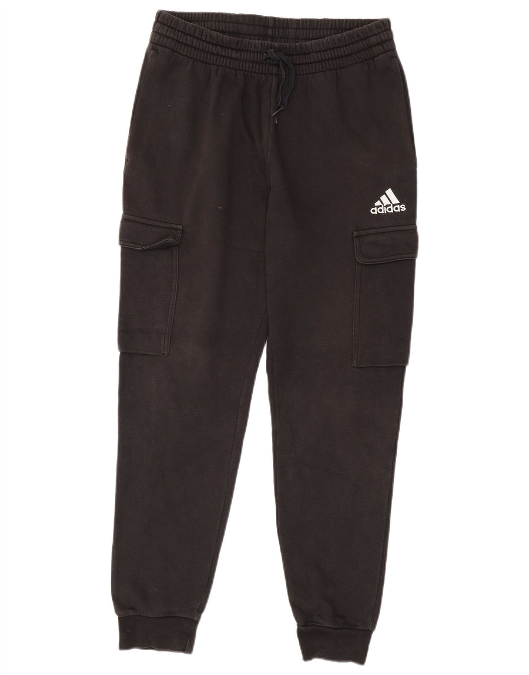 Adidas muške kargo trenirke hlače Joggers srednje crne pamučne boje