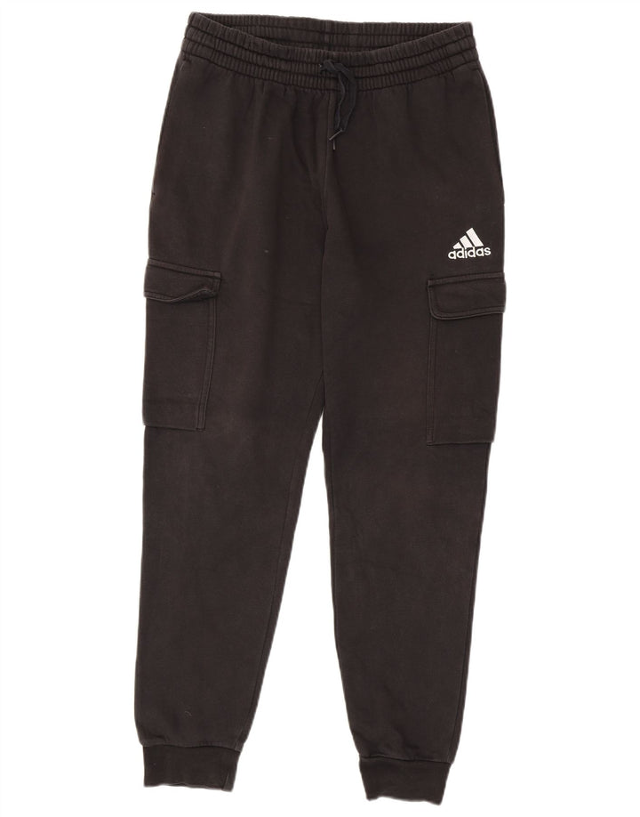 Adidas muške kargo trenirke hlače Joggers srednje crne pamučne boje