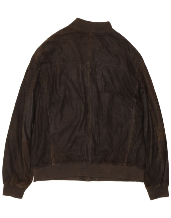 GIMO'S muška kožna jakna UK 42 XL smeđa