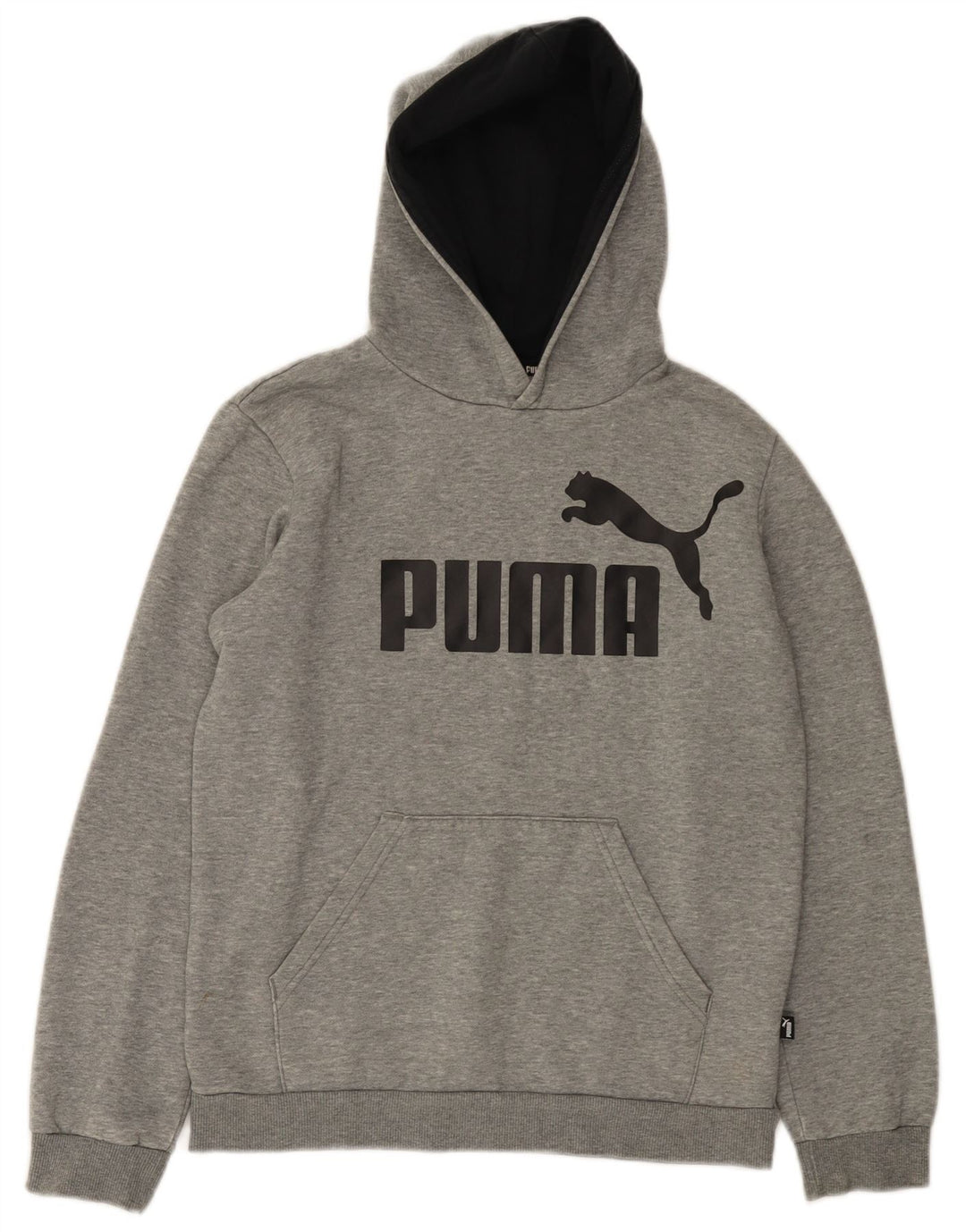 PUMA majica s kapuljačom za dječake, 13-14 godina, sivi pamuk