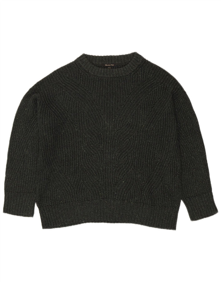 Massimo Dutti ženski džemper s okruglim izrezom UK 14 Srednji kaki