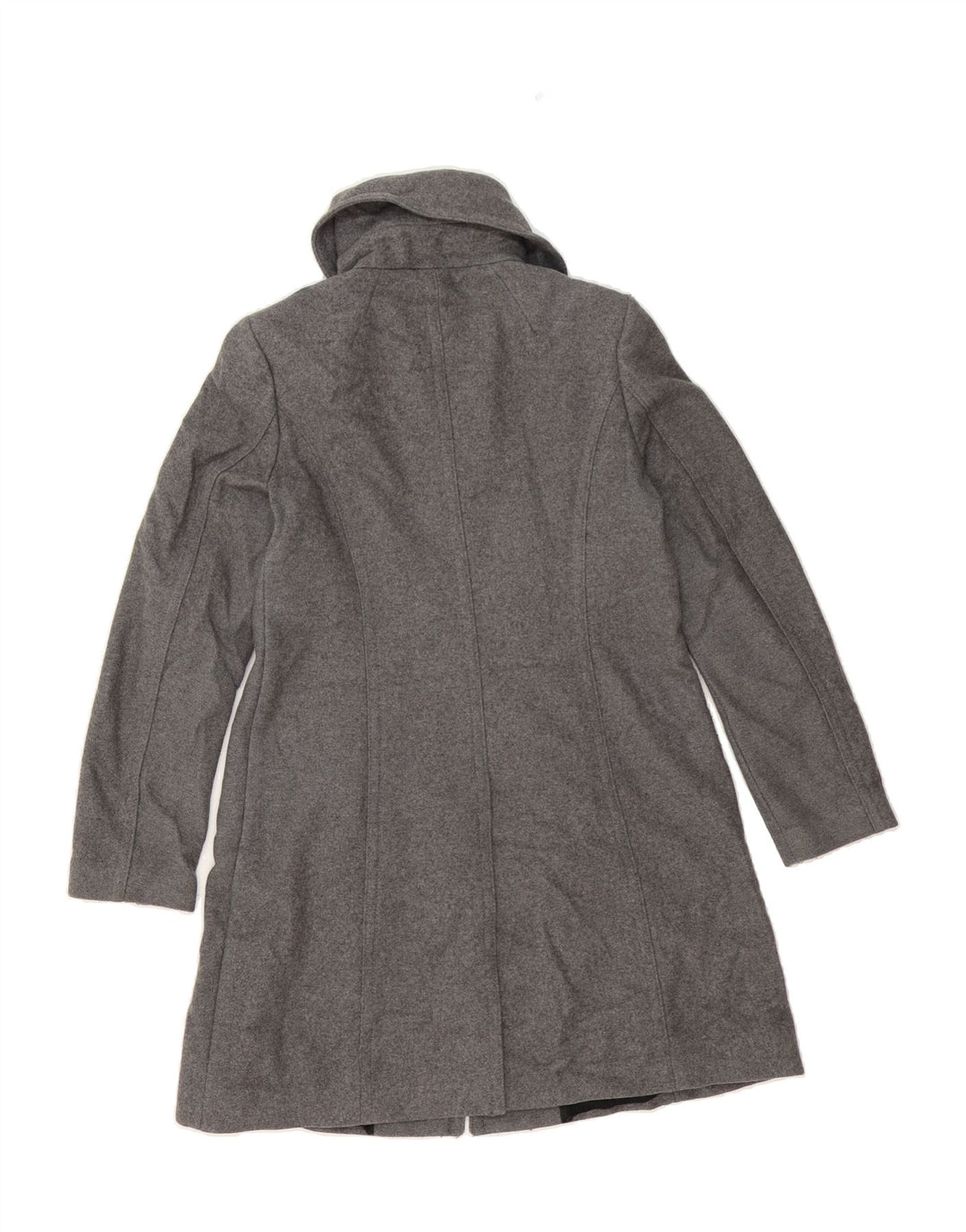 BENETTON Womens Overcoat IT 44 Medium Grey Wool Vintage Benetton and Second-Hand Benetton from Messina Hembry 