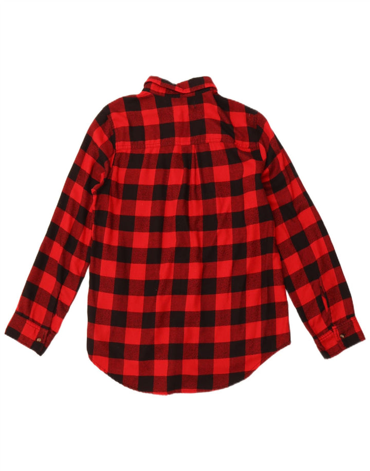 HOLLISTER Ženska flanelska košulja Boyfriend Fit UK 14 Srednje crvena gingham