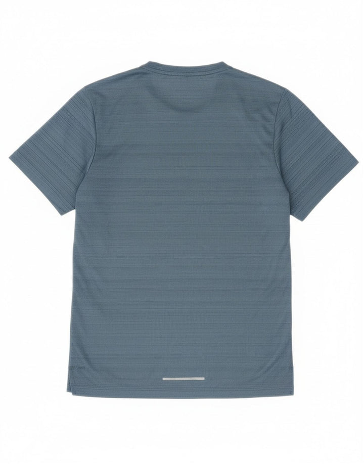 Nike Dri Fit majica s malim plavim prugama od poliestera