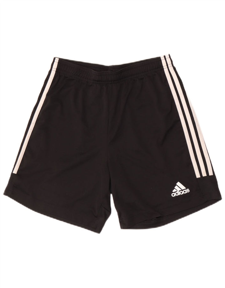 Adidas muške uobičajene sportske kratke hlače Srednje crne sportske poliesterske hlače