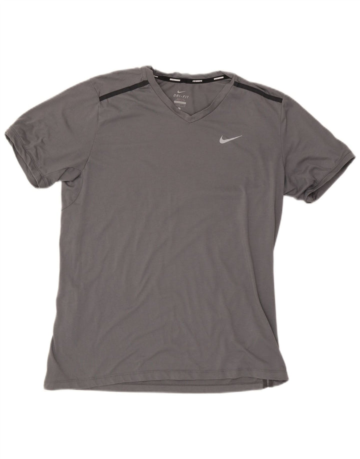 Nike muška majica kratkih rukava veliki sivi poliester