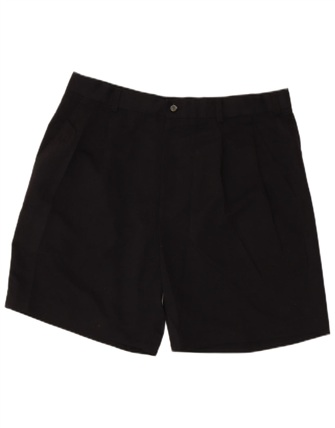 IZOD Muške chino kratke hlače s klinovima W38 XL crni poliester