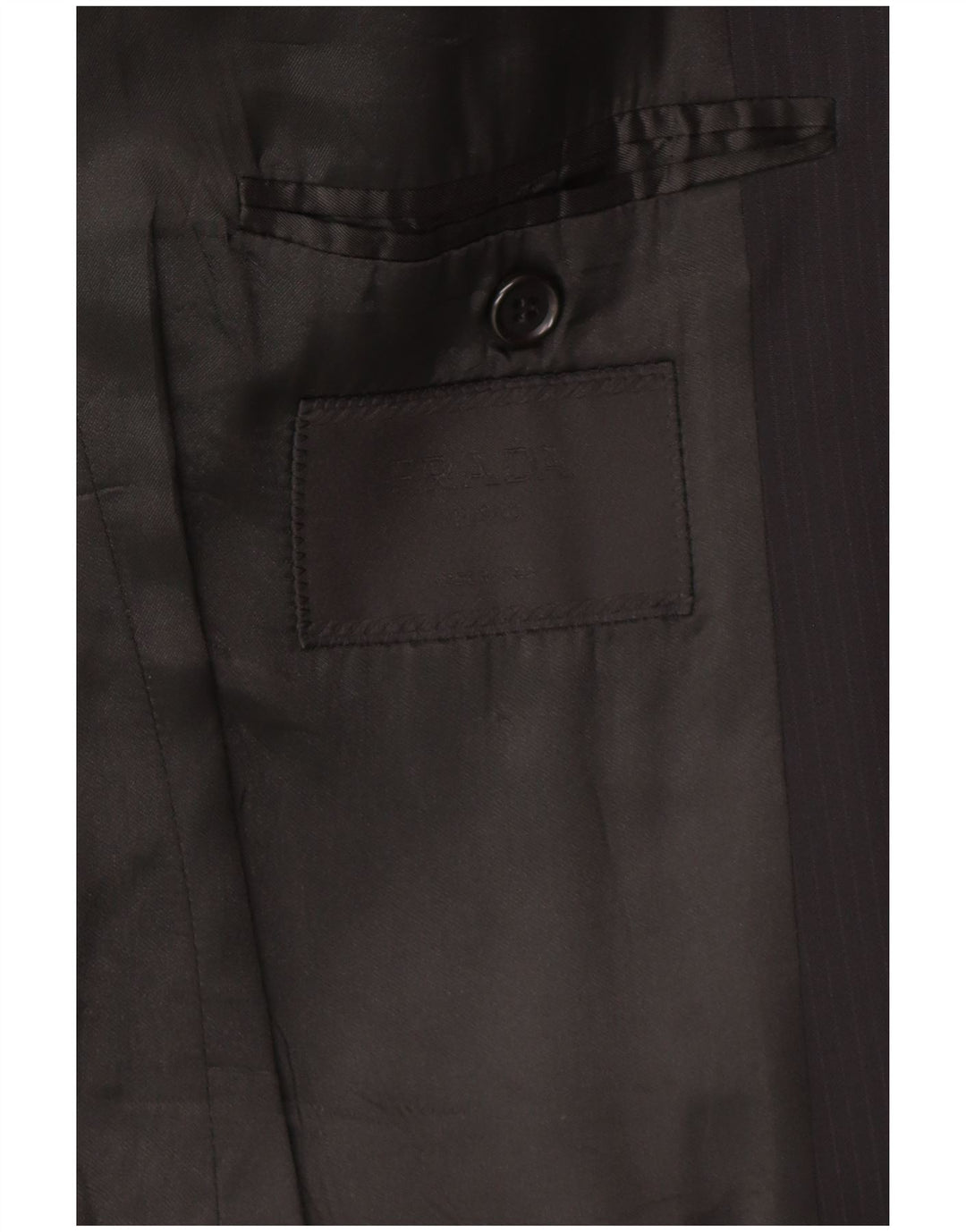 PRADA muško dvodijelno odijelo s 3 gumba IT 52 XL W34 L30 crno klasično