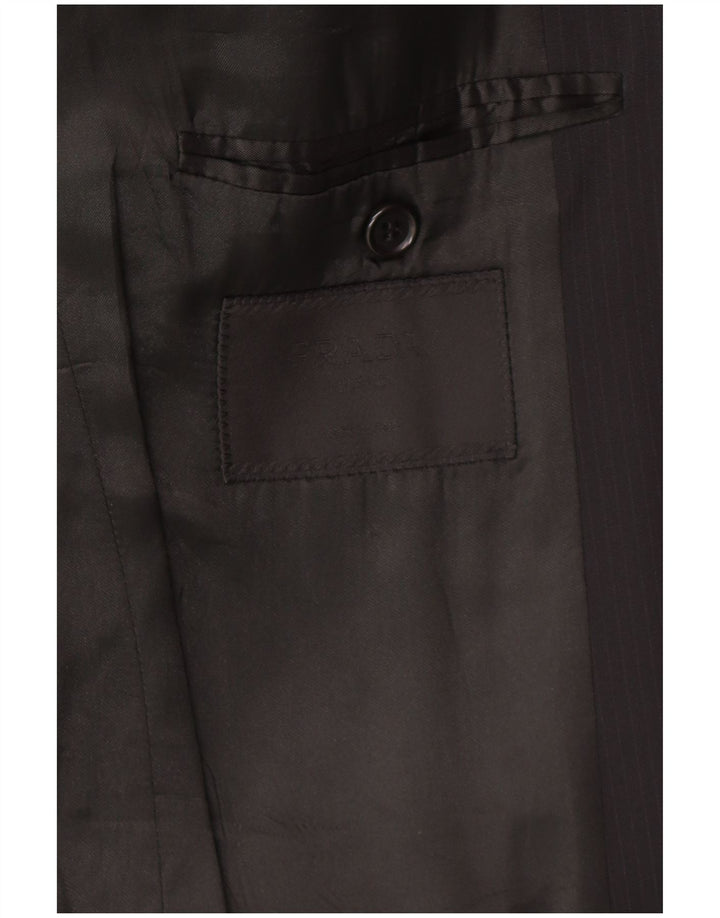 PRADA muško dvodijelno odijelo s 3 gumba IT 52 XL W34 L30 crno klasično