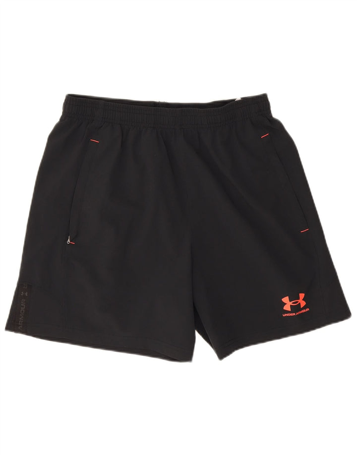 Under Armour muške sportske kratke hlače srednje crne boje od poliestera