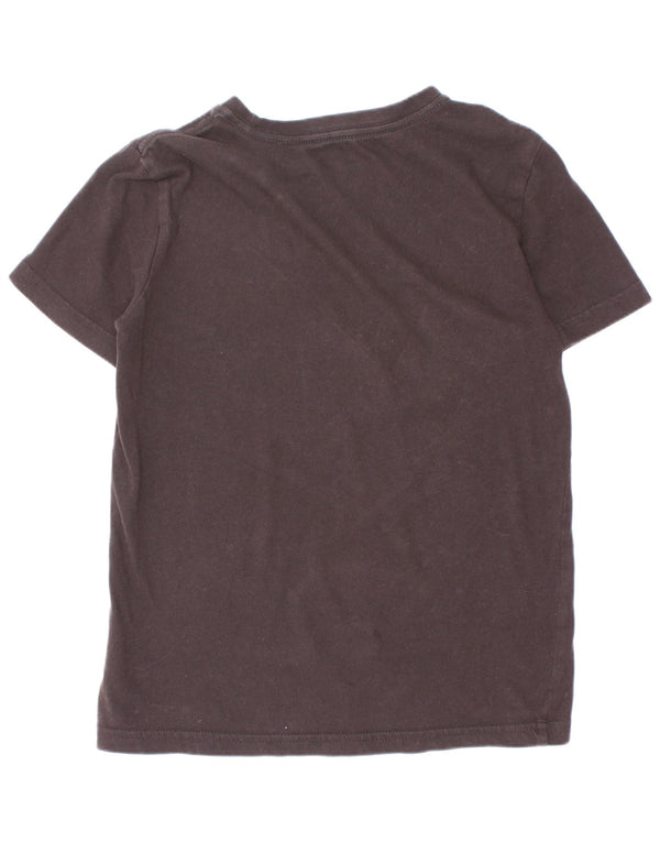 Puma Boys Graphic T-Shirt Top 9-10 Years Black Pamuk