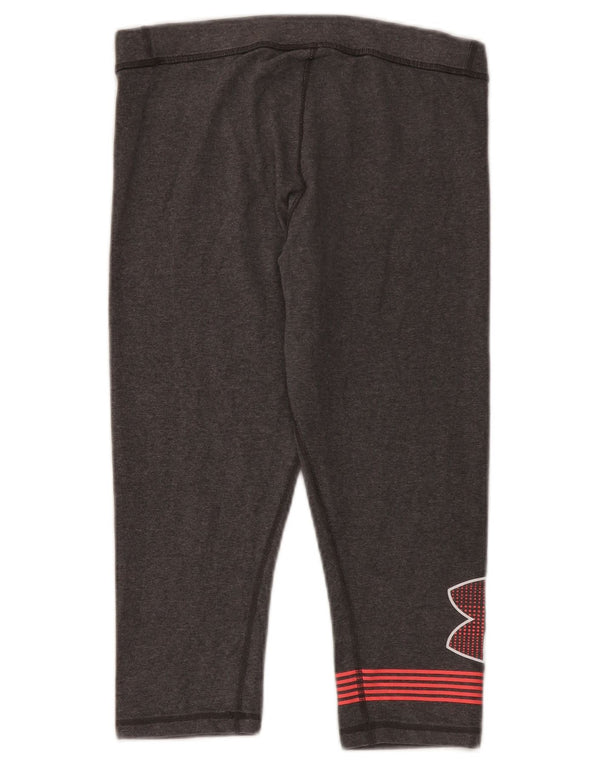 Under Armour ženske Graphic Capri tajice UK 14 Srednje sivi pamuk