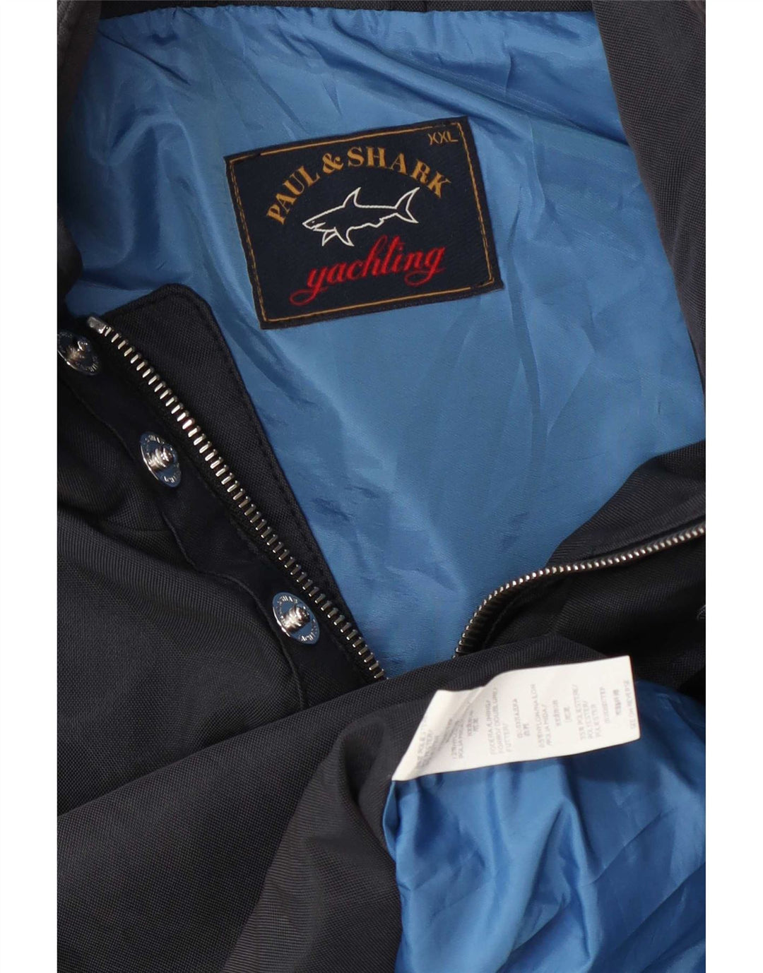Paul & Shark muška pomoćna jakna UK 44 2XL tamnoplavi poliester