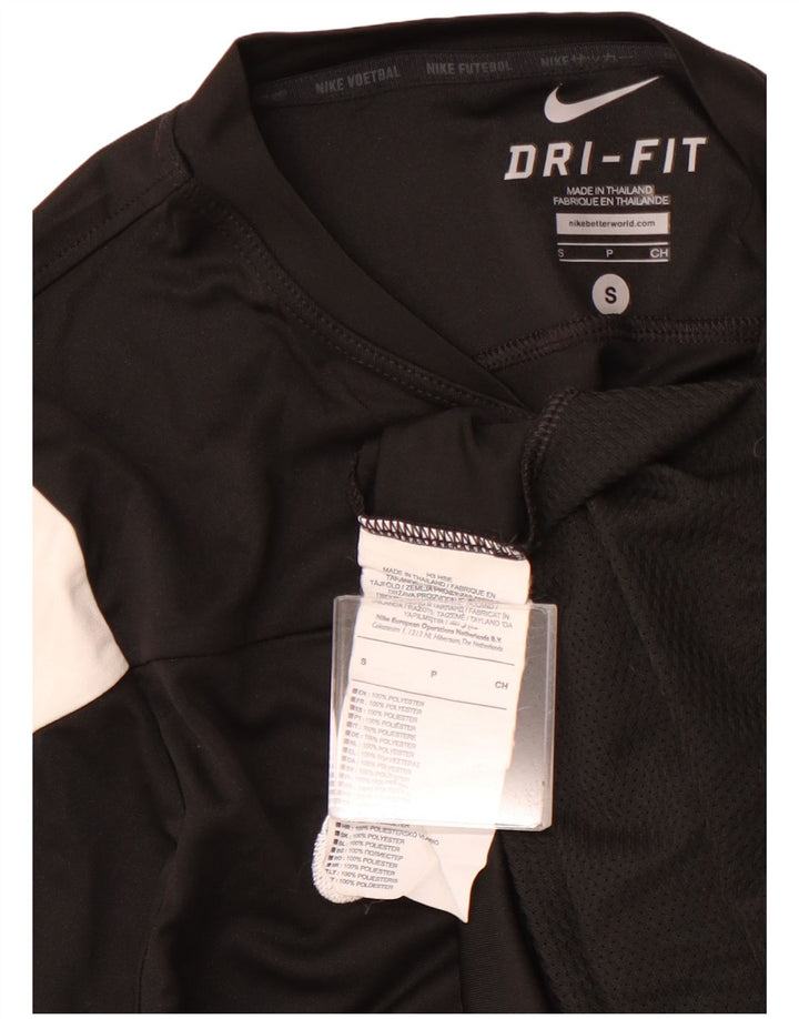 NIKE Muška majica kratkih rukava Mala crna poliesterska sportska obuća