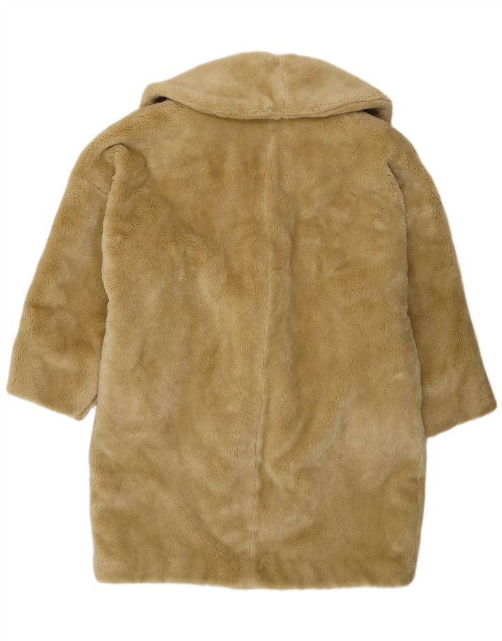 Penny crni ženski preveliki kaput s dvostrukim kopčanjem UK 10 Small Beige