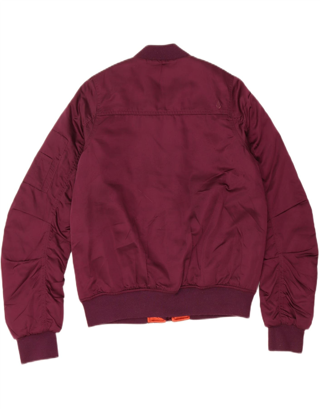 Volcom velika ženska bomber jakna UK 10 mali ljubičasti poliester