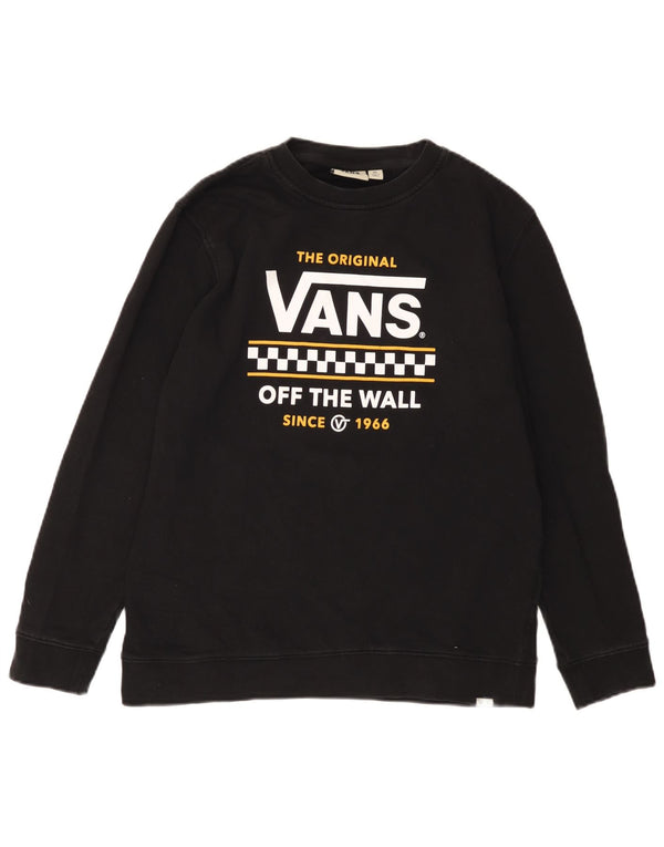 VANS Ženska majica s kratkim rukavima s grafičkim motivima UK 18 XL crni pamuk
