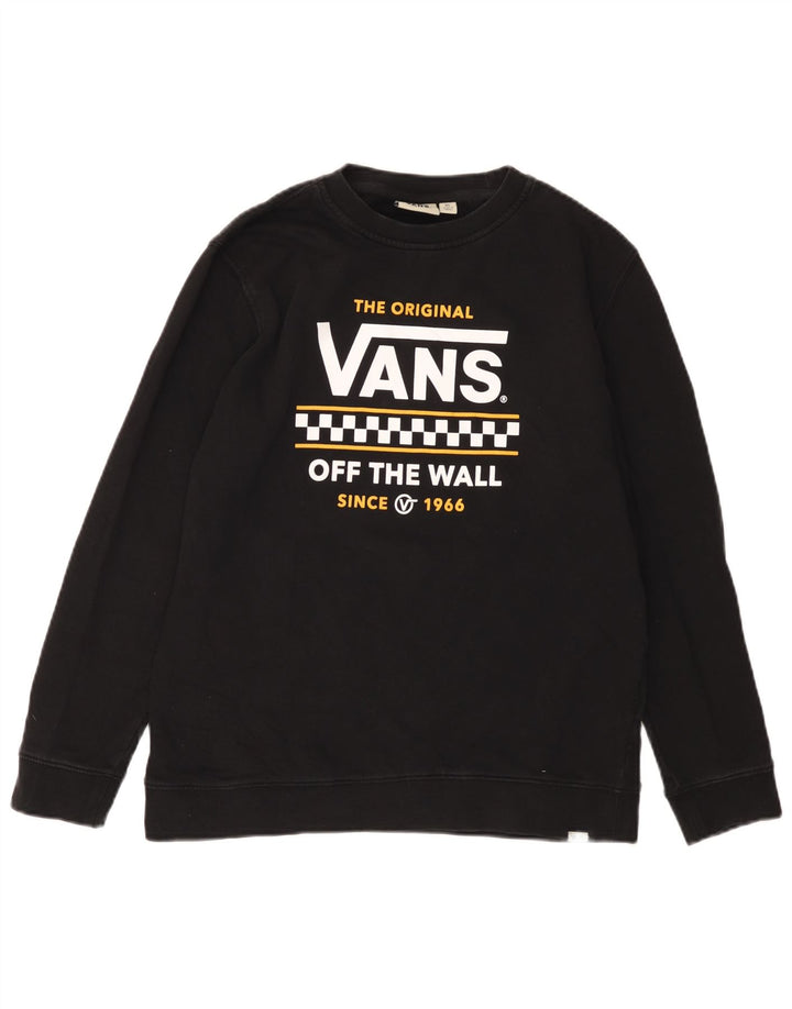 VANS Ženska majica s kratkim rukavima s grafičkim motivima UK 18 XL crni pamuk