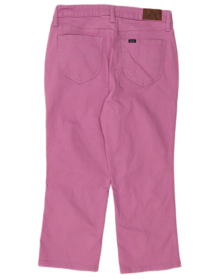 Lee ženske Capri traperice US 6 srednje W30 L22 ljubičasti pamuk
