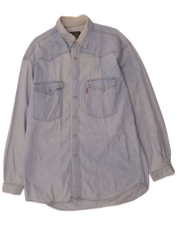 Levi's muška traper košulja Srednje plavi pamuk