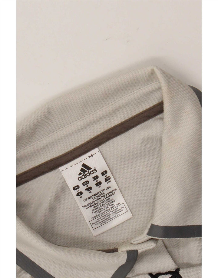 Adidas ženska polo majica s grafičkim motivima UK 14 srednje sivi poliester