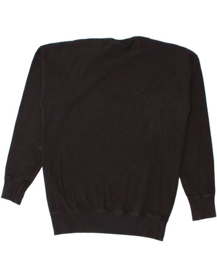 CHAMPION Mens Graphic Sweatshirt Jumper Small Navy Blue Cotton Vintage Champion and Second-Hand Champion from Messina Hembry 