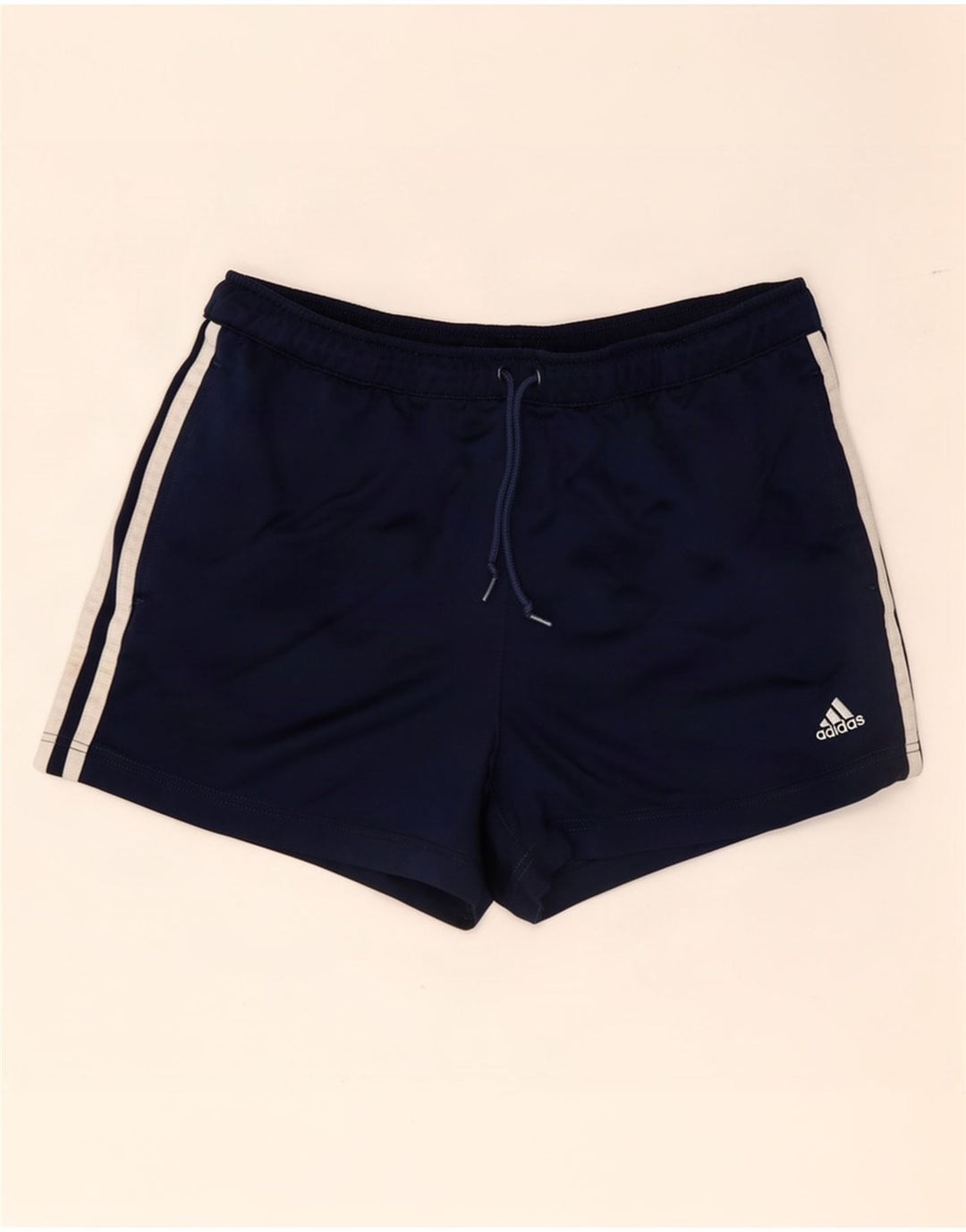 Adidas ženske sportske kratke hlače UK 10 Male tamnoplave poliesterske