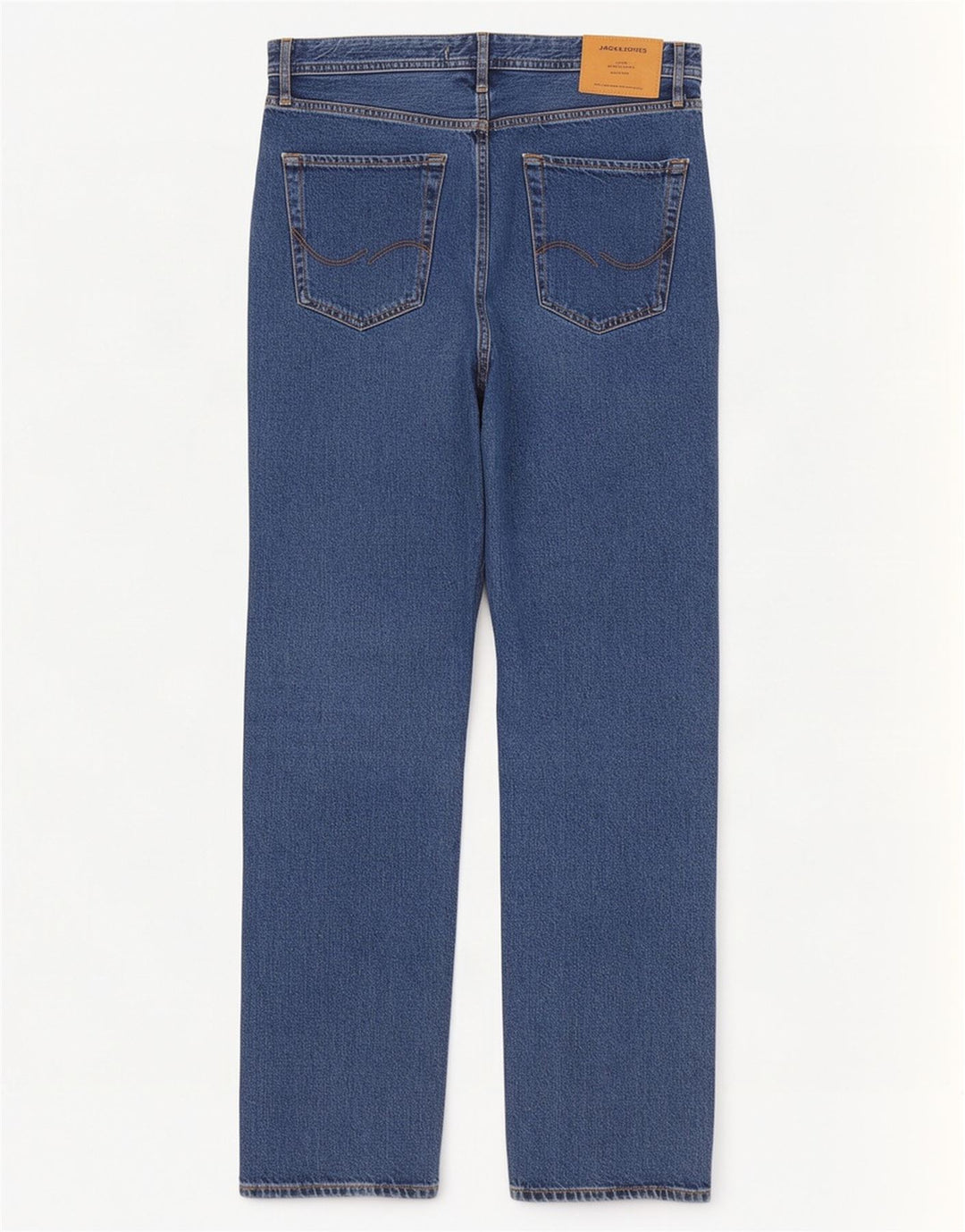 Jack & Jones muške ravne traperice W32 L32 plavi pamuk