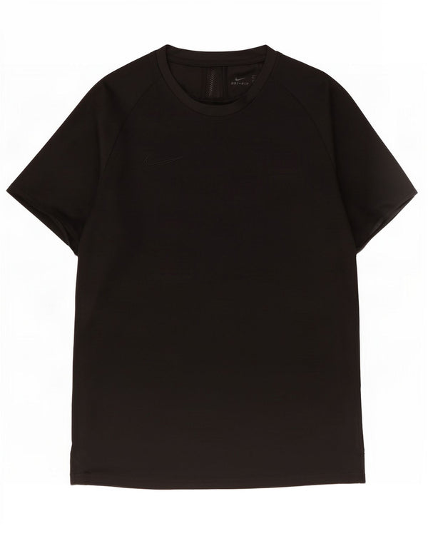 Nike Boys Dri Fit T-Shirt Top 13-14 Years XL crni poliester