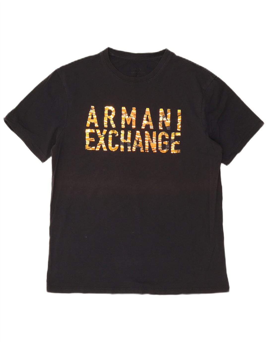 Armani Exchange muška majica kratkih rukava s grafičkim motivima, mala crna