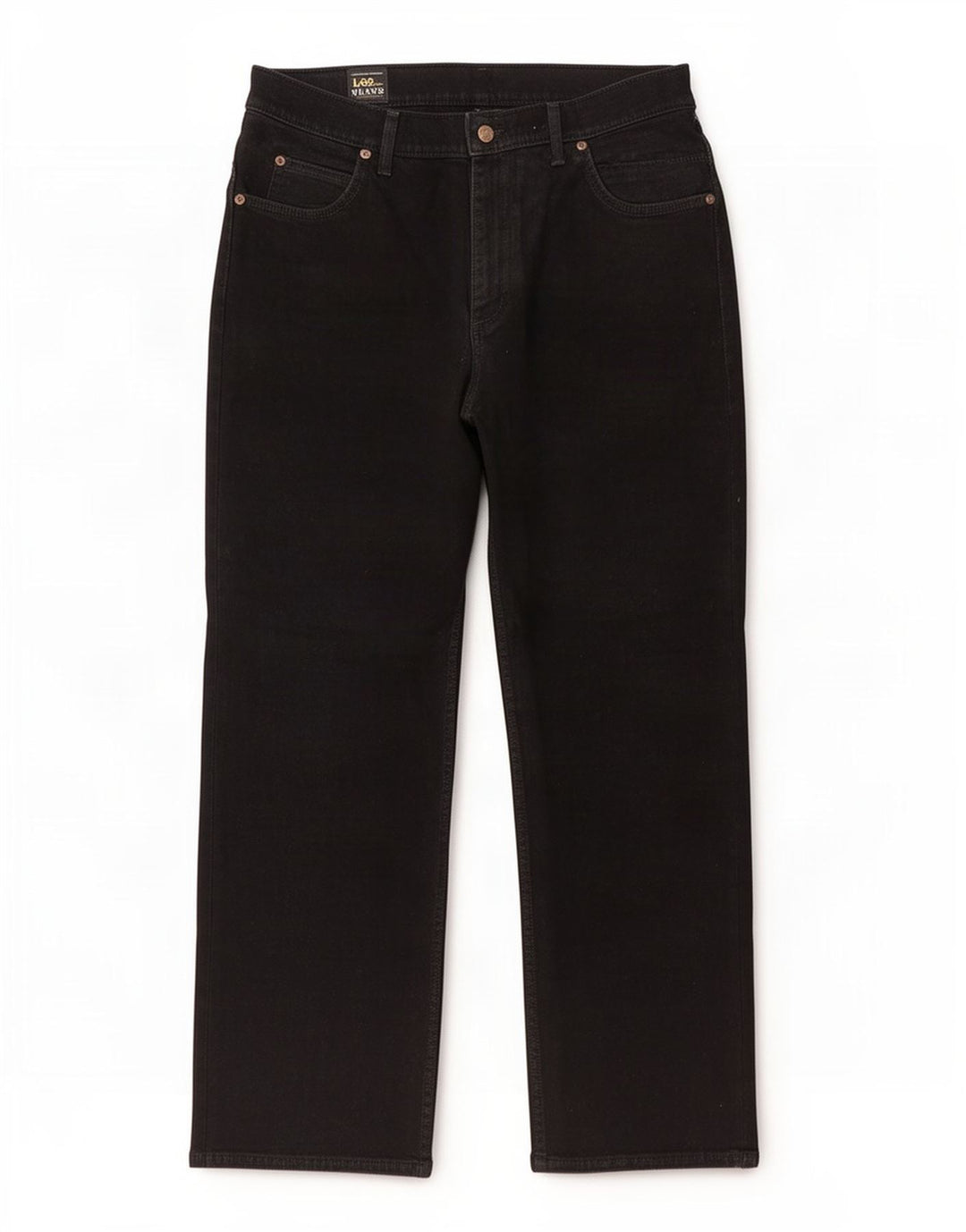 Lee Mens Brooklyn Straight Jeans W34 L29 crni pamuk