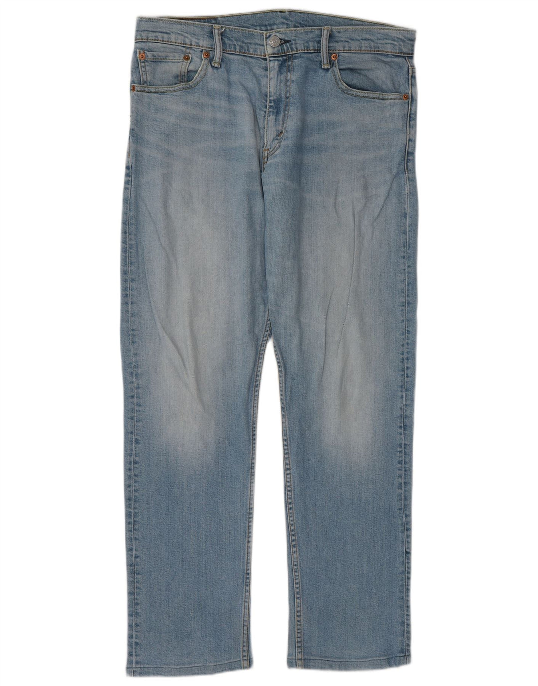 Levi's muške 504 ravne traperice W33 L32 plavi pamuk