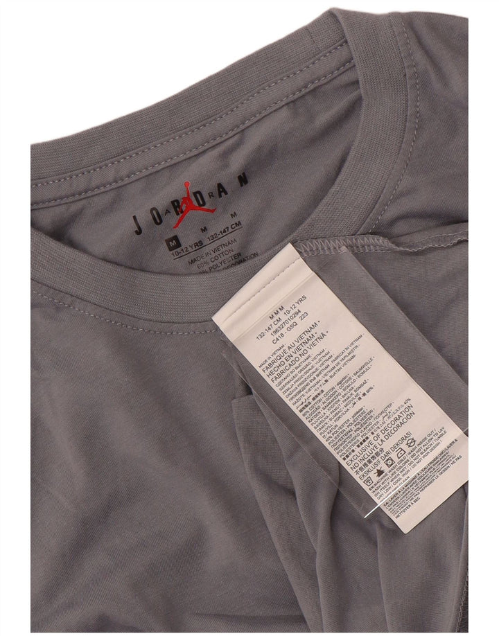 JORDAN Majica kratkih rukava za dječake 10-11 godina Srednje siva Tie Dye Pamuk