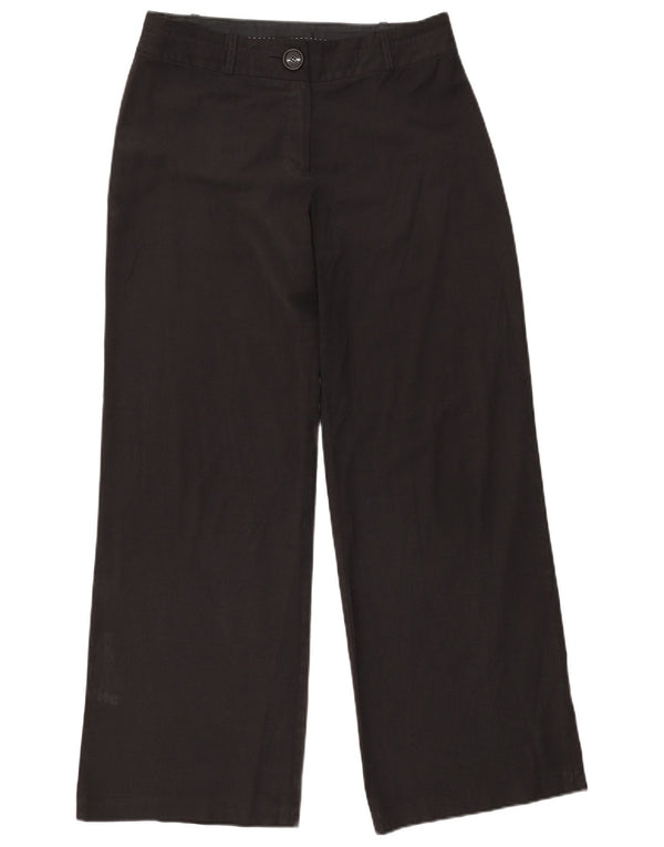 Laura Ashley Ženske ležerne hlače UK 12 srednje W30 L31 crni poliester