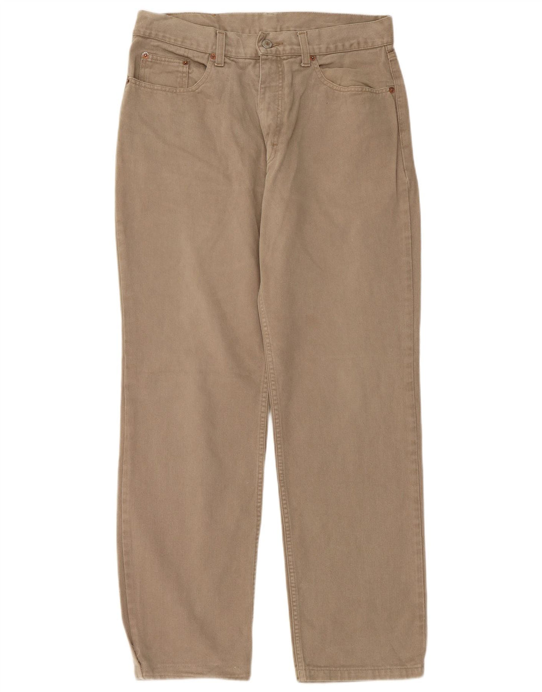 FILA muške ravne traperice IT 50 Large W32 L30 Bež pamuk