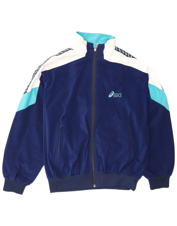 Velika muška trenirka velika jakna od poliestera tamnoplave boje