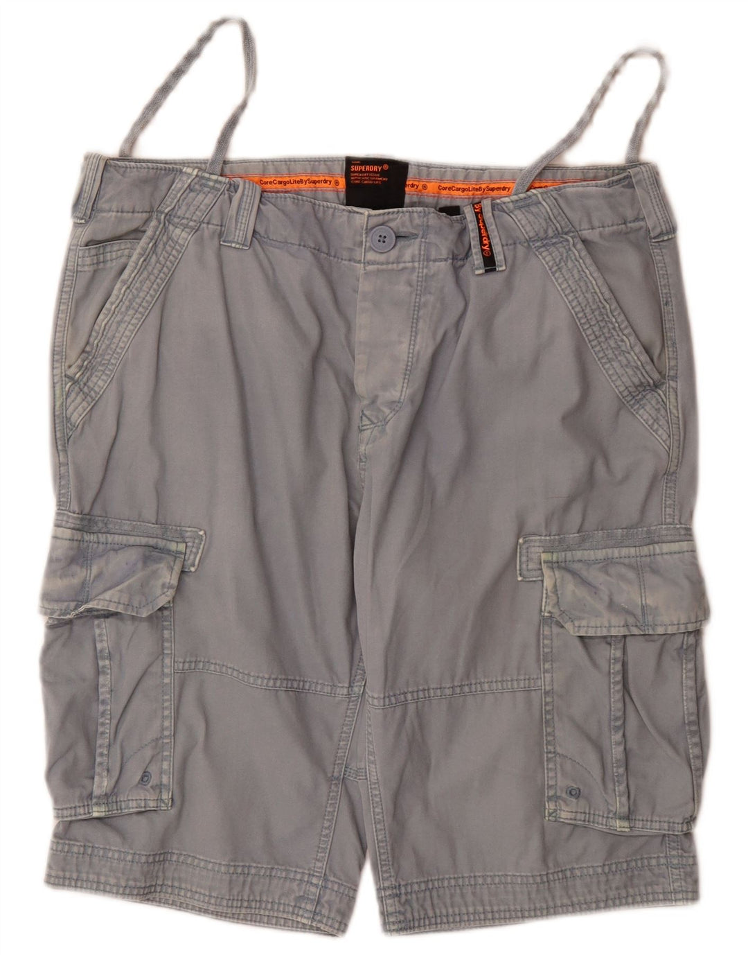 Superdry muške kargo kratke hlače W36 veliki plavi pamuk