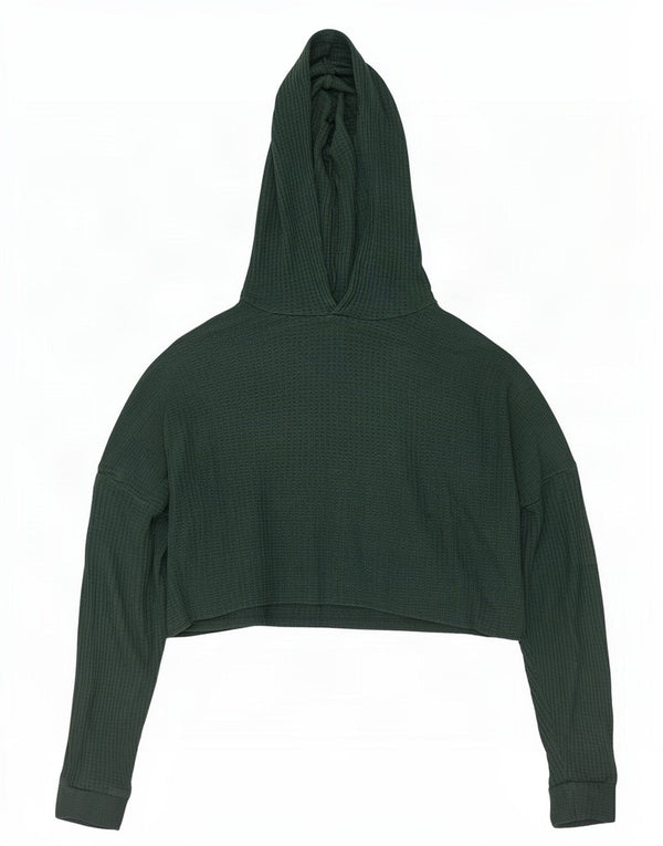 Topshop ženska prevelika majica s kapuljačom UK 16 velika zelena viskoza