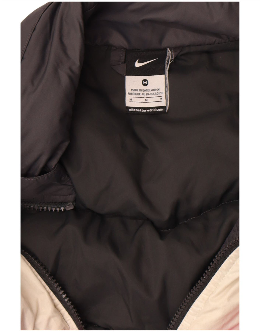 Nike ženska podstavljena jakna UK 14 srednje crne boje